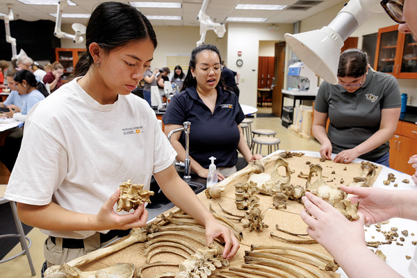 Representation of the achievement named 'Two UNG students attend national forensic program'.