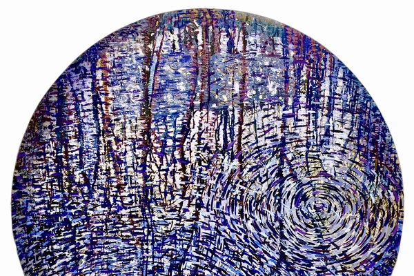 "Winter Tondo" by Karen Bartone
