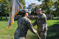 Flag swap ceremony
