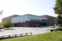 Performing arts center building landscape 