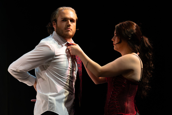 Representation of the achievement named 'SUNY Oneonta Mask and Hammer Theatre Club Presents "The State of Affairs"'.