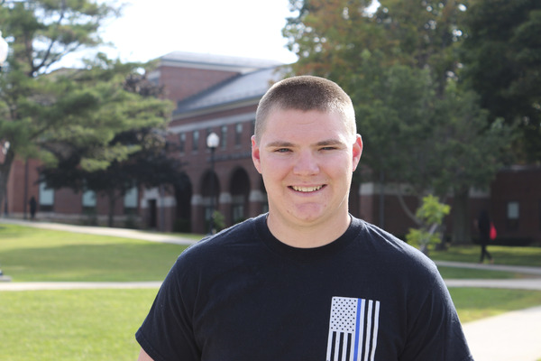 Representation of the achievement named 'Frostburg Intern Paul Oakley's Law Enforcement Training Goes to the Dogs'.