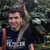 Adam with monkeys