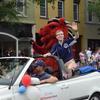 Sga president in the parade