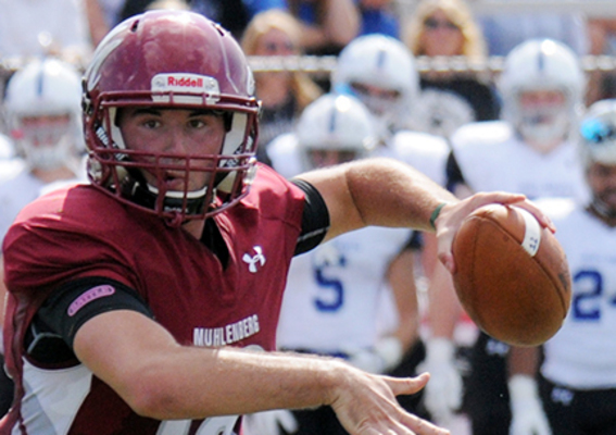 Representation of the achievement named 'Michael Hnatkowsky Named to All-Centennial Conference Football Team'.