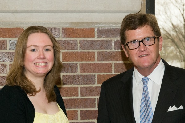 Representation of the achievement named 'Emily Dewall Honored at Buena Vista University'.