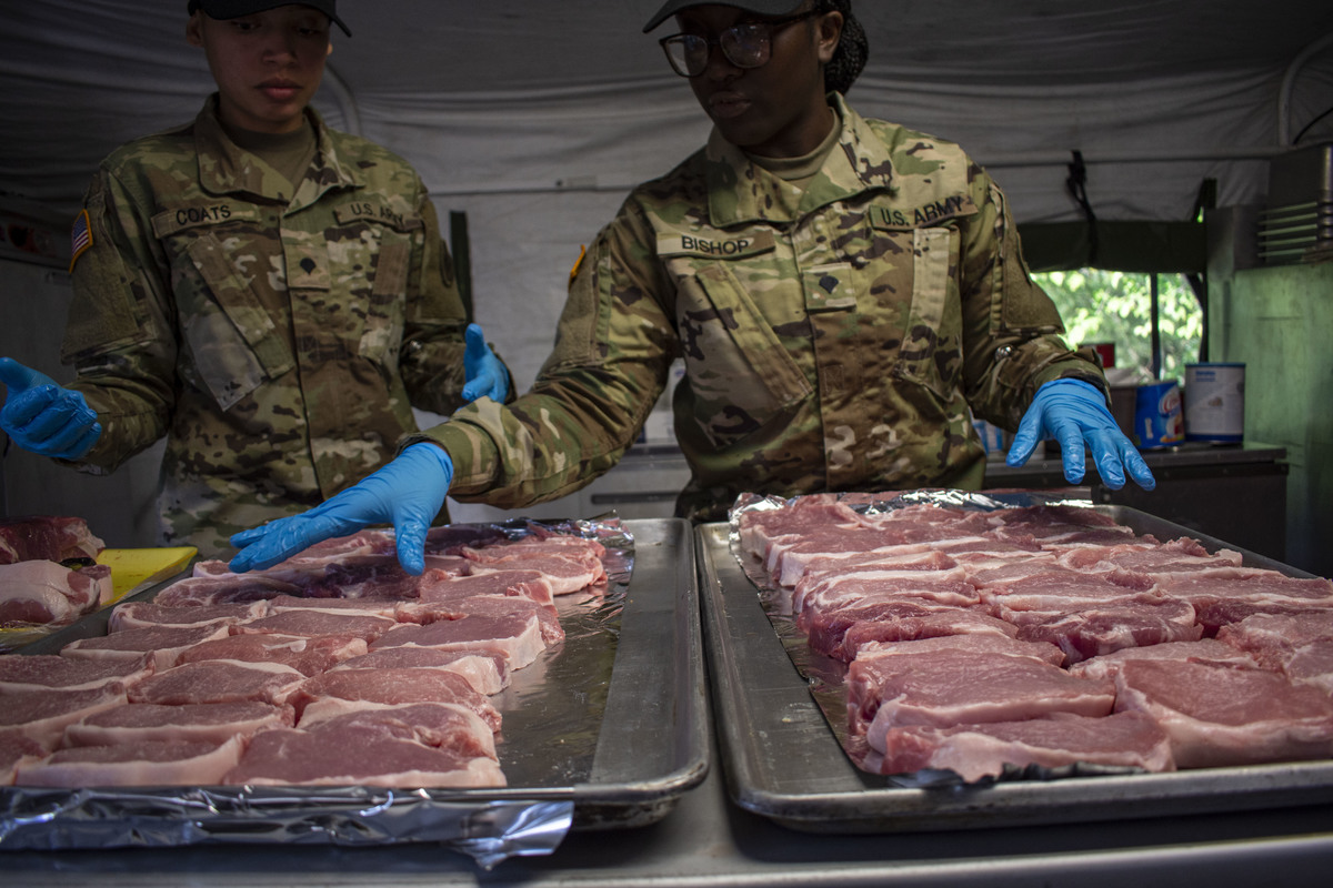 Army National Guard cooks based at Jamaica Armory competing to be the