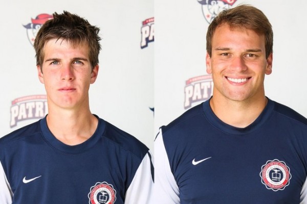 Representation of the achievement named 'Patriot Soccer Duo Dubbed NAIA Scholar Athletes'.
