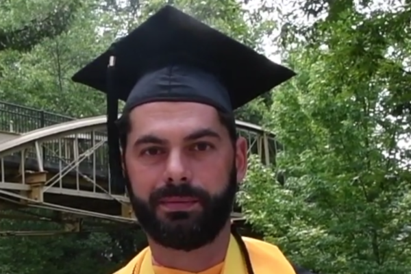 Representation of the achievement named 'Adrian Piechowicz graduates as salutatorian from Central Penn College.'.