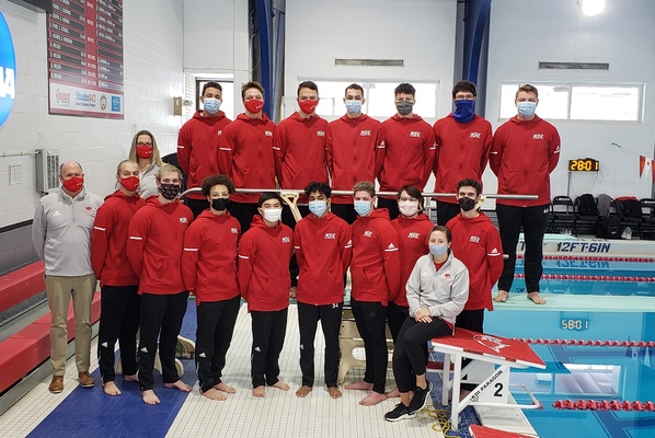 Representation of the achievement named 'Montclair State 2020-2021 Men's Swimming and Diving Team'.