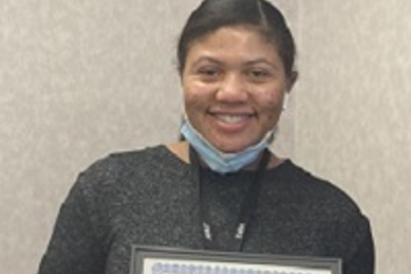 Representation of the achievement named ' Hannelore Farmer receives award from Central Penn College'.