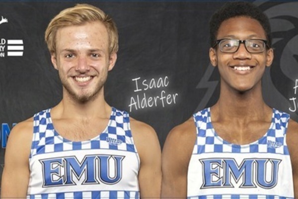 Representation of the achievement named 'Johnson And Alderfer Both Named All-Region'.