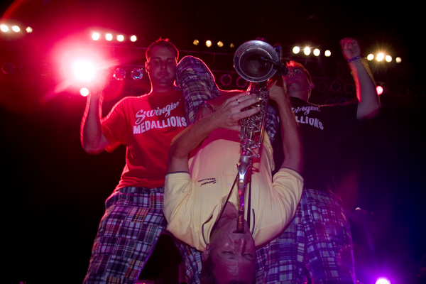 Upside down sax