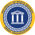 Greek Organizations achievement badge.