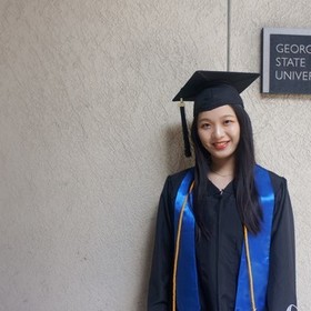 Wanting Wang’s headshot.