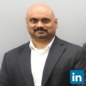 Venu Mylavarapu’s headshot.