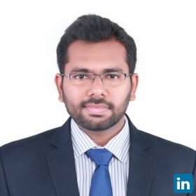 Vineeth Thomas’ headshot.