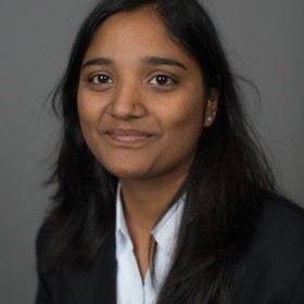 Karthiga Mahalingam’s headshot.