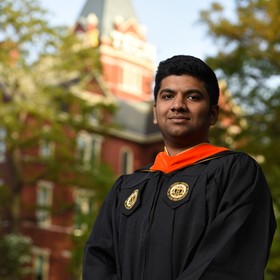 Sabarish Ramalingam’s headshot.