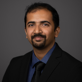 Ajith Ashokan’s headshot.