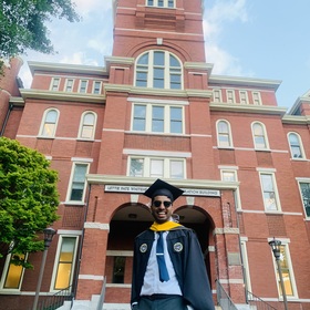 Shanmukha Surya Teja Juttu’s headshot.