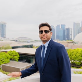 Srinivas Karra’s headshot.