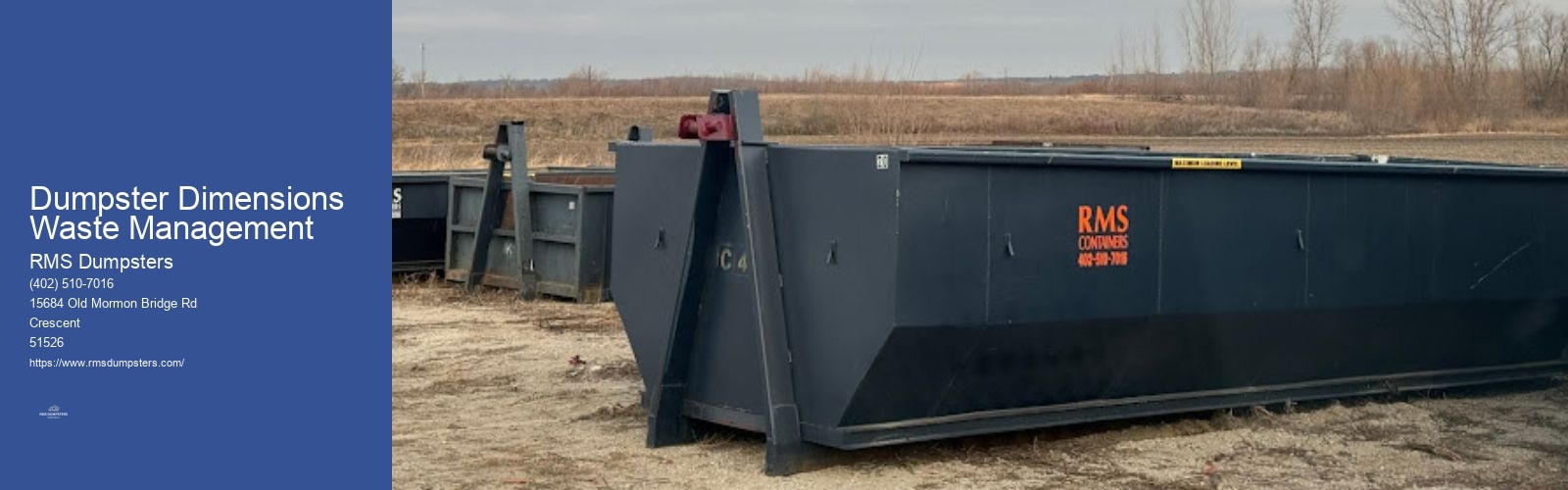 Dumpster Dimensions Waste Management RMS Dumpsters Dumpster Dimensions Waste Management