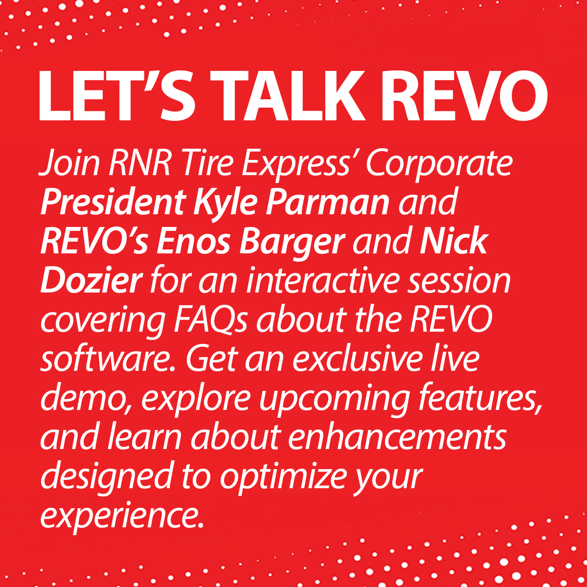 Let's Talk Revo