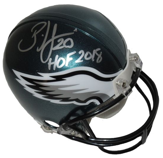 brian dawkins autographed helmet