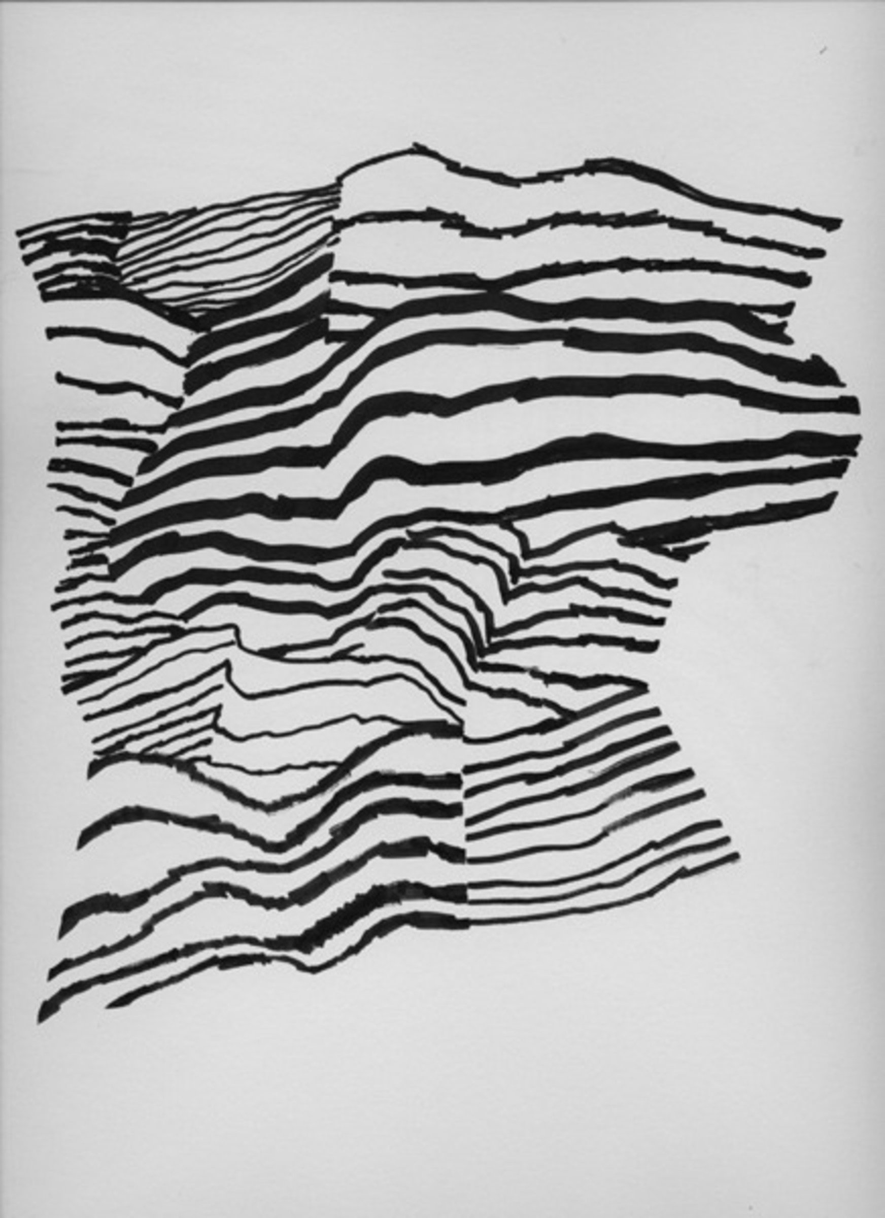 Andrea Wohl Keefe, Line Relief 1, 2009