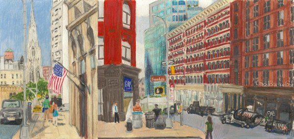 Elise Engler, W.9-8/8 to Astor Place (September), 2014-15