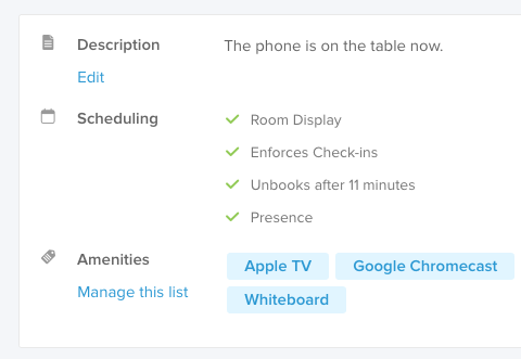 Scheduling rules in this space