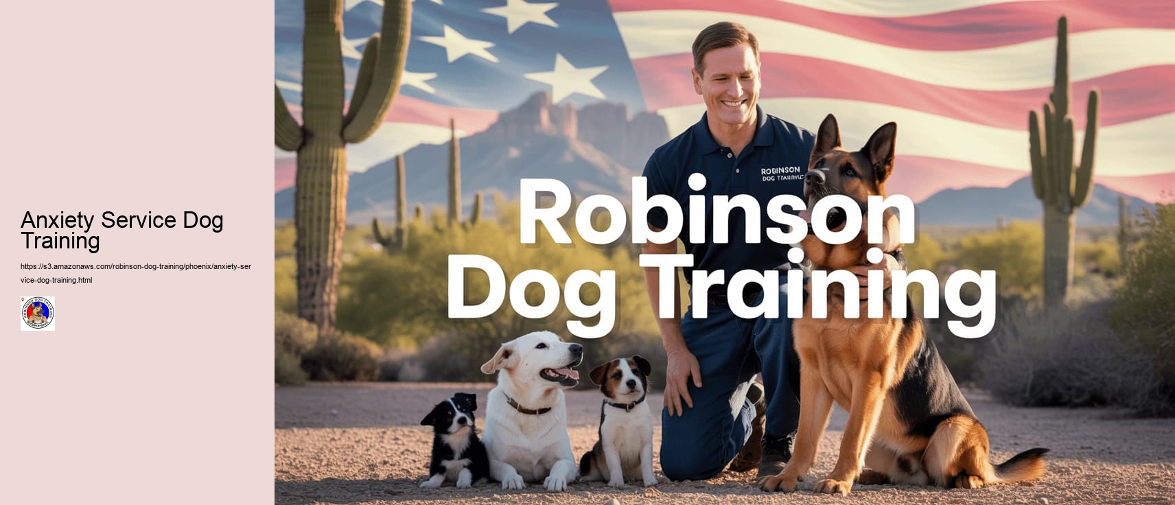 Anxiety Service Dog Training