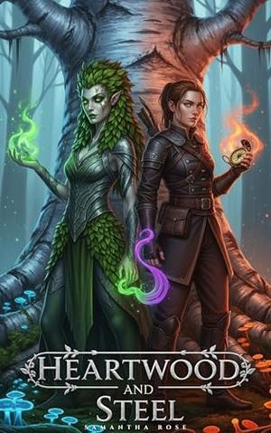 Heartwood and Steel: A Sapphic Enemies to Lovers Forced Proximity Romantasy by Samantha Rose