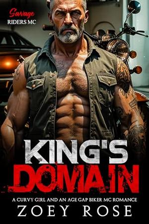 King's Domain: A Curvy Girl and an Age Gap Biker MC Romance (Savage Riders MC #1)