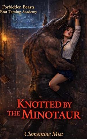 KNOTTED BY THE MINOTAUR: Brat-Taming Academy • A Dark Monster Romance • Brat-Taming • Labyrinth Heat • Feral Cunnilingus • Knotting • Overfilling (Forbidden Beasts #4)