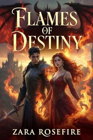 Flames of Destiny: A Fiery Enemies-to-Lovers Fantasy Romance by Zara Rosefire