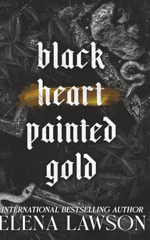 Black Heart Painted Gold by Elena Lawson