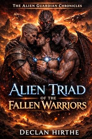 Alien Triad of the Fallen Warriors: A Dark Sci-Fi Alien Reverse Harem Fated Mates Romance (The Alien Guardian Chronicles #7)