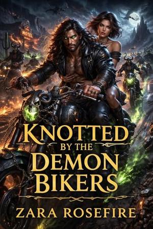 Knotted by the Demon Bikers: A Biker Reverse Harem Fantasy Novella Featuring Primal Knotting by Zara Rosefire
