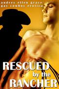 Rescued by the Rancher  (Gay Cowboy Erotica) by Audrey Ellen Grace