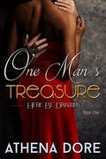 Here Be Dragons - One Man's Treasure:  (BWWM British Dragon Shifter Romance Book One) by Athena Dore