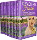 MAIL ORDER BRIDE: Devoted Hearts: Persevering Pioneer Brides: 6 Book Box Set: Clean Western Historical Romance by Libbie Wheeler