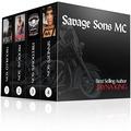 Savage Sons MC Series Complete 4-Book Boxed Set Vol 1,2,3,4: Troubled Son; Prodigal Son; Freedom's Son; Sinner's Son by Jayna King