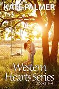 Western Hearts Series Books 1-4: Snowed Inn, Storm, Olivia, Alexis by Kate Palmer