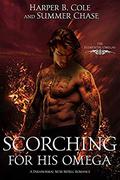 Scorching for His Omega: A Non-shifter Superhero Alpha/Omega Mpreg Romance (The Elemental Omegas #1) by Summer Chase