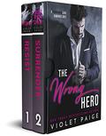 The Wrong Hero: A Forbidden Love Romance Duet by Violet Paige