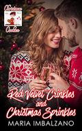 Red Velvet Crinkles and Christmas Sprinkles (Christmas Cookies) by Maria Imbalzano
