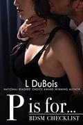 P is for... (BDSM Checklist #16) by L. DuBois