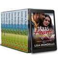 Texas Hearts Boxed Set 1-9: Small Town, Brothers Series, Friends to Loves, Reunion, Secret Baby, Wounded Hero, Military Romance Boxed Set by Lisa Mondello